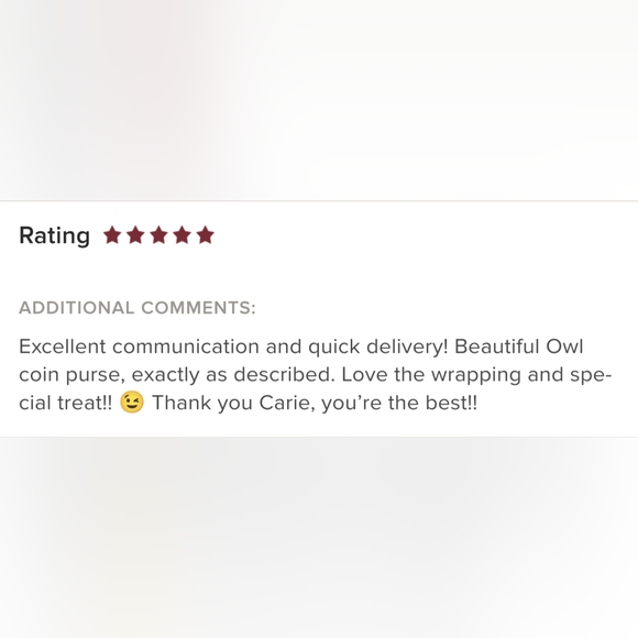 LAST ONE! Handmade Handcrafted Genuine Leather Owl Wristlet Coin Purse - Picture 8 of 8